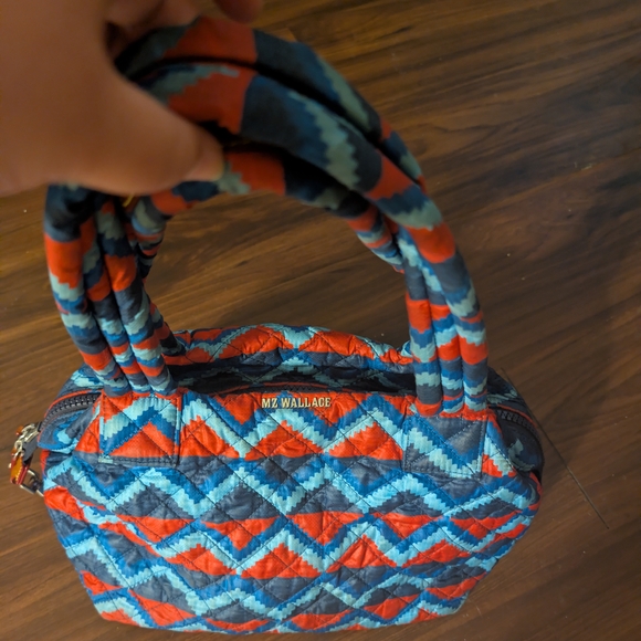 MZ Wallace Handbags - MZ Wallace Medium SUTTON Quilted Nylon Zig Zag Oxford Handbag